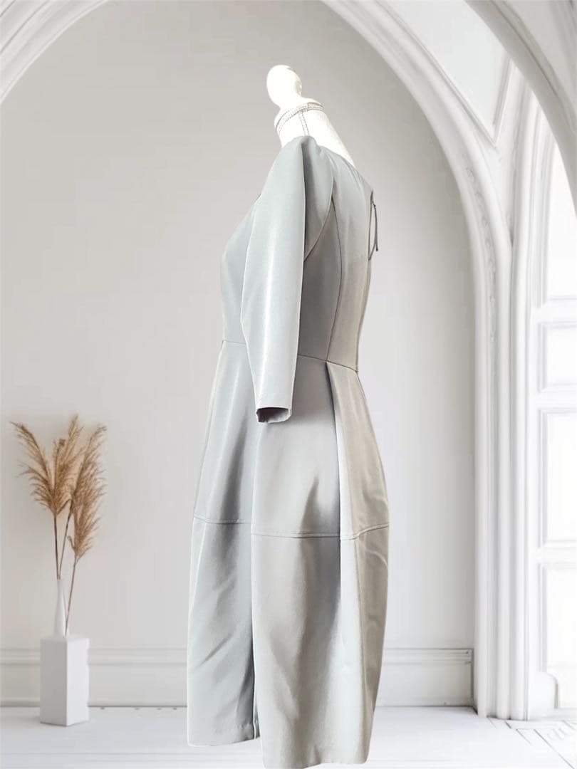 7分袖ワンピース レジーナリスレ（キャサリン）/裏起毛7分袖ワンピース