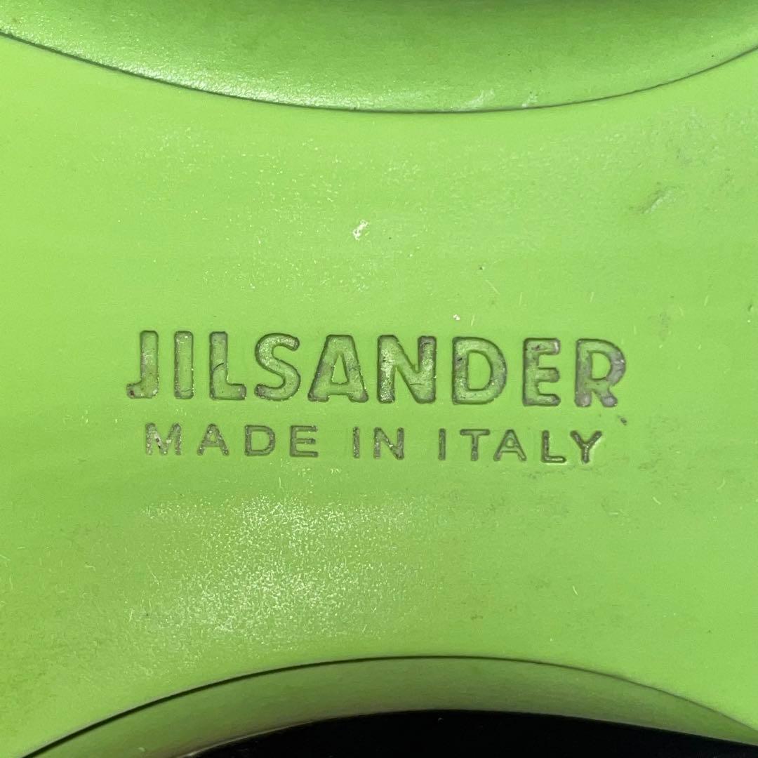 【JIL SANDER】美品ジルサンダー プレーントゥ カラーソール レースup