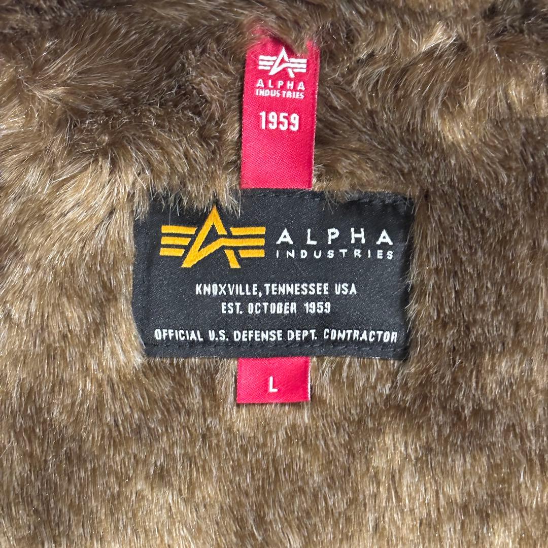 N1デッキジャケット　アルファ社製　ミリタリージャケット　古着　L ALPHA