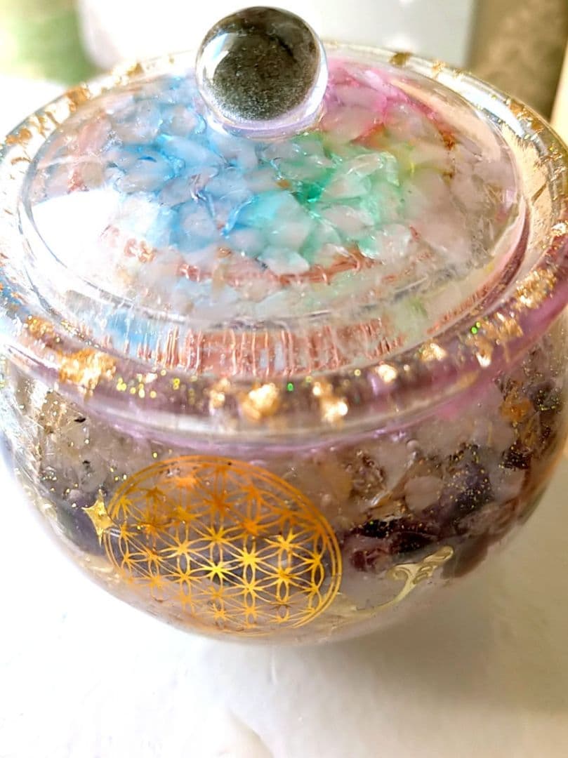 オルゴナイト　魔法壺　一点のみ　浄化　引き寄せ　開運　活性化　インテリア　奇跡