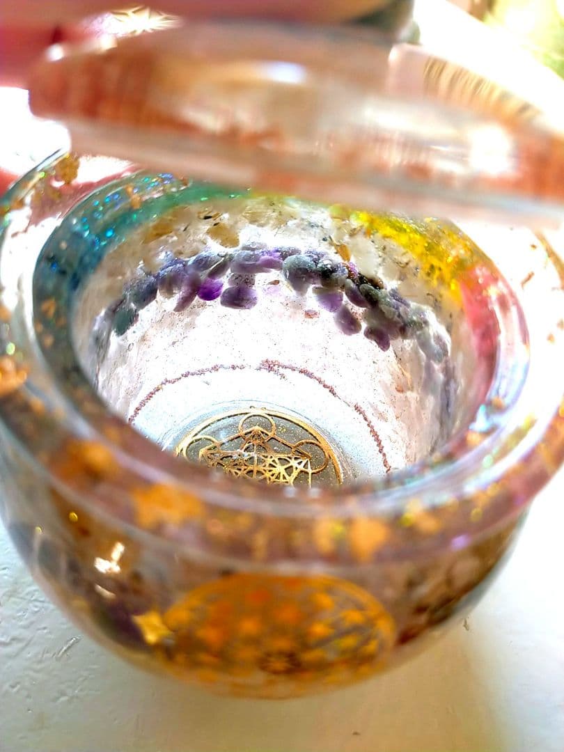 オルゴナイト　魔法壺　一点のみ　浄化　引き寄せ　開運　活性化　インテリア　奇跡