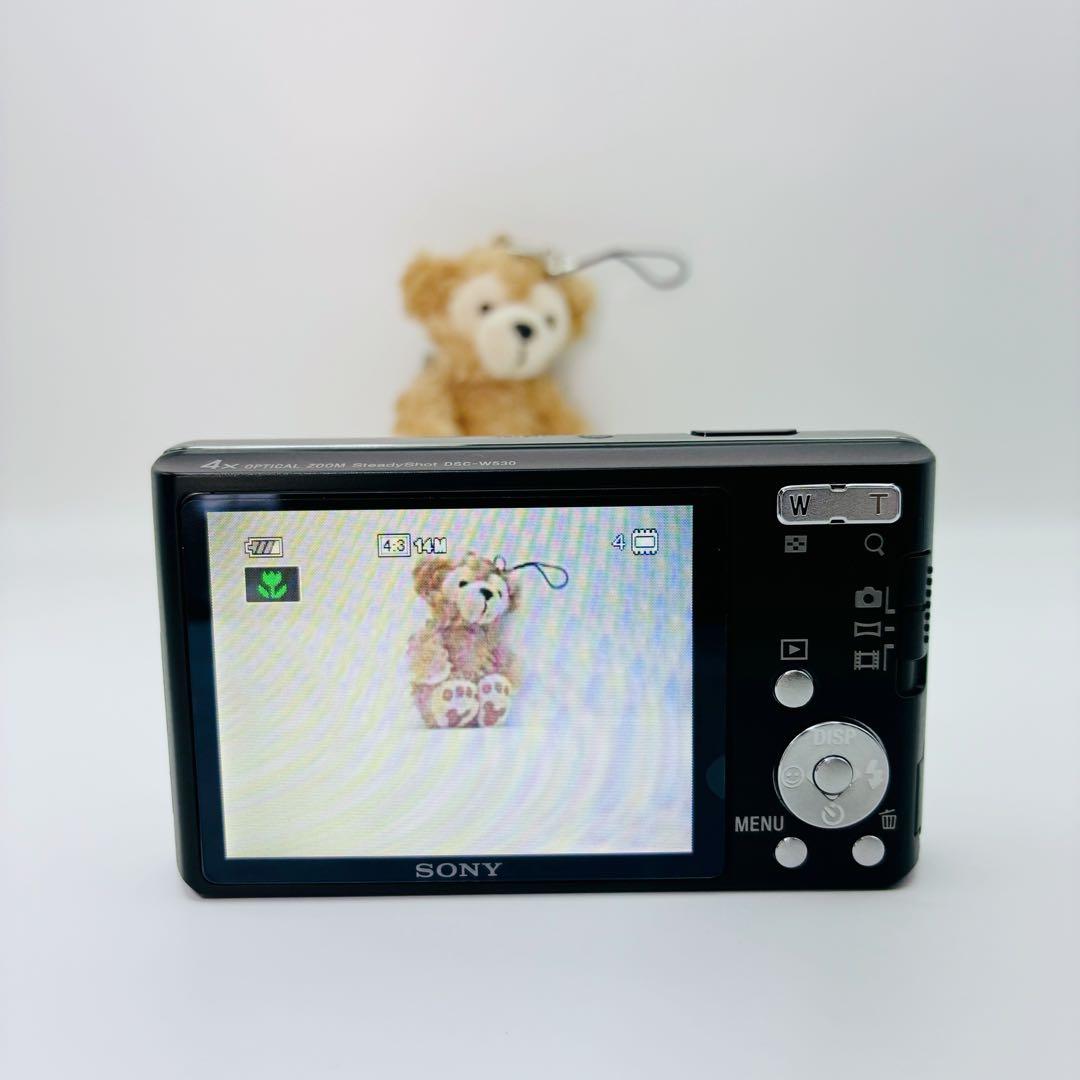箱付き SONY Cyber-shot DSC-W530 デジカメ ブラック