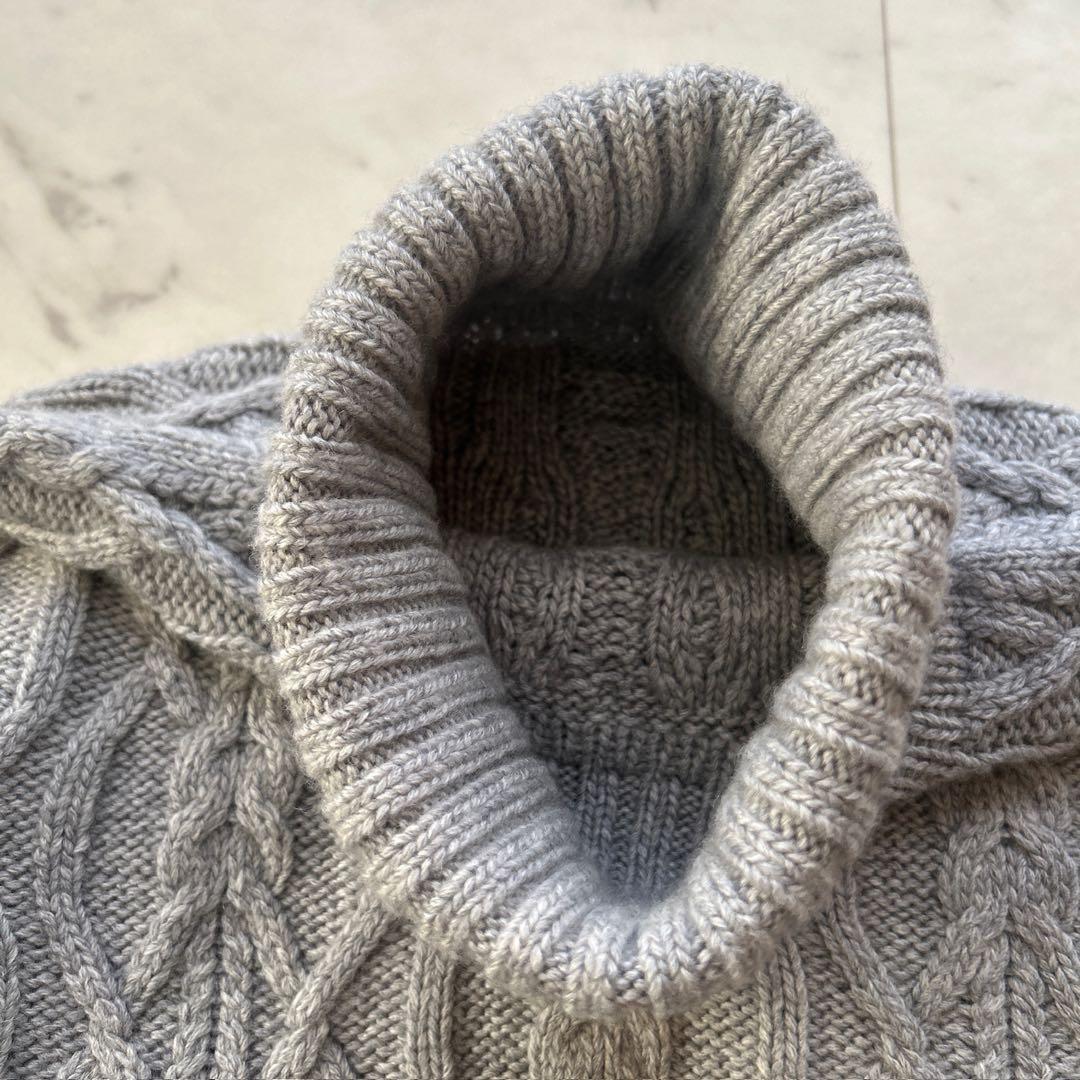 Johnstons of Elgin カシミヤ 100% アランニット セーター