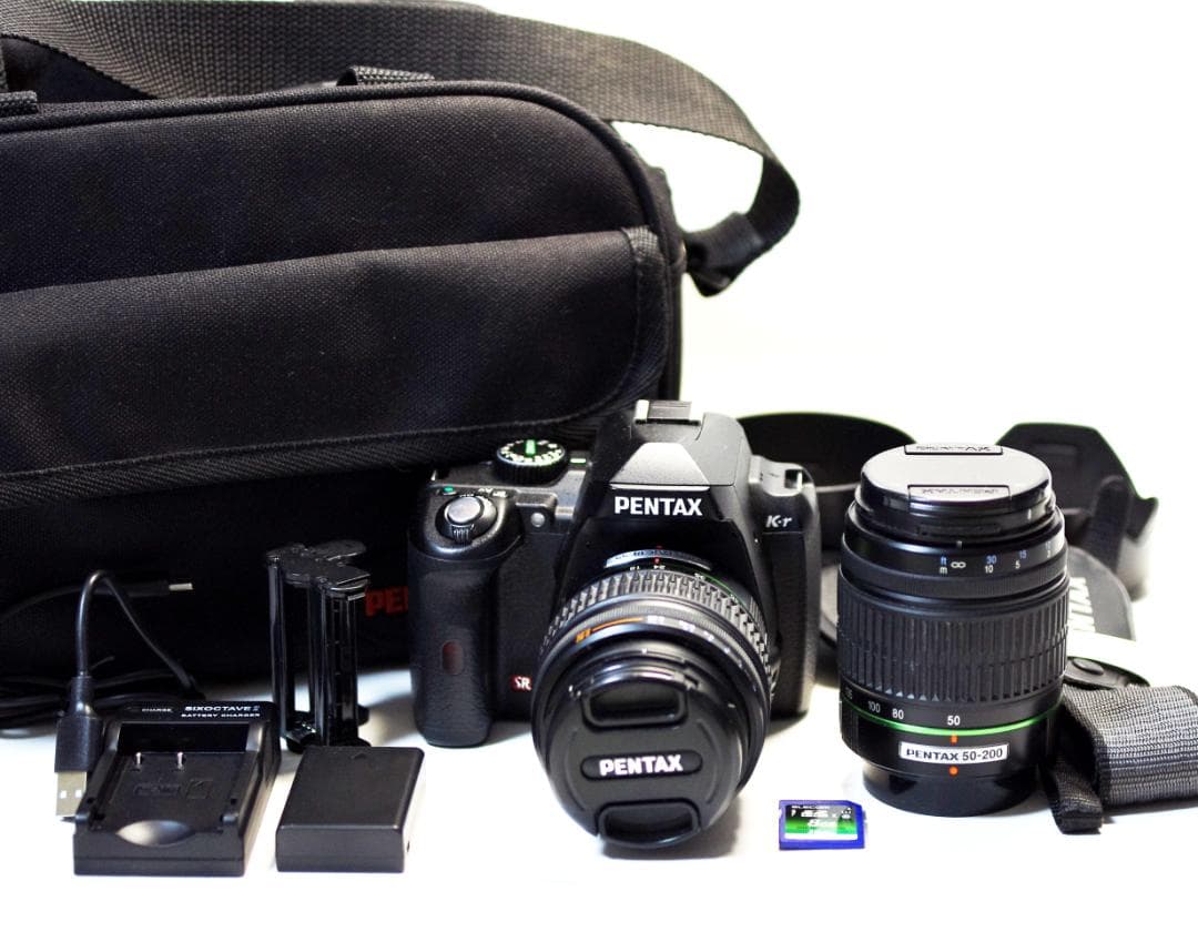 PENTAX デジタルカメラ K-r　Wズームレンズセット、その他付属品