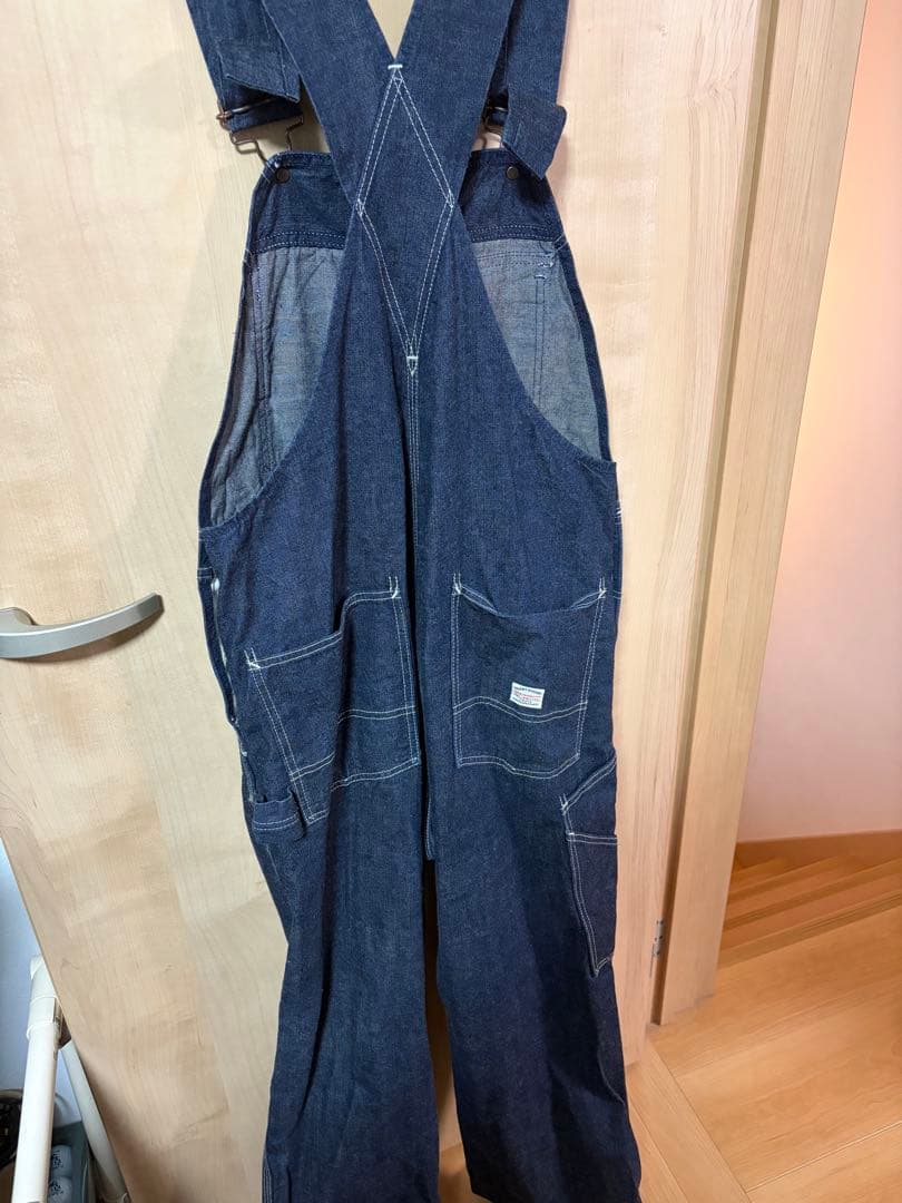 cootie オーバーオール　M インディゴ　デニム　パンツ