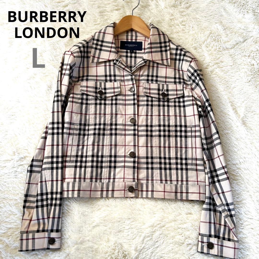 バーバリーロンドン ノバチェック ジャケット カバーオール ベージュ L