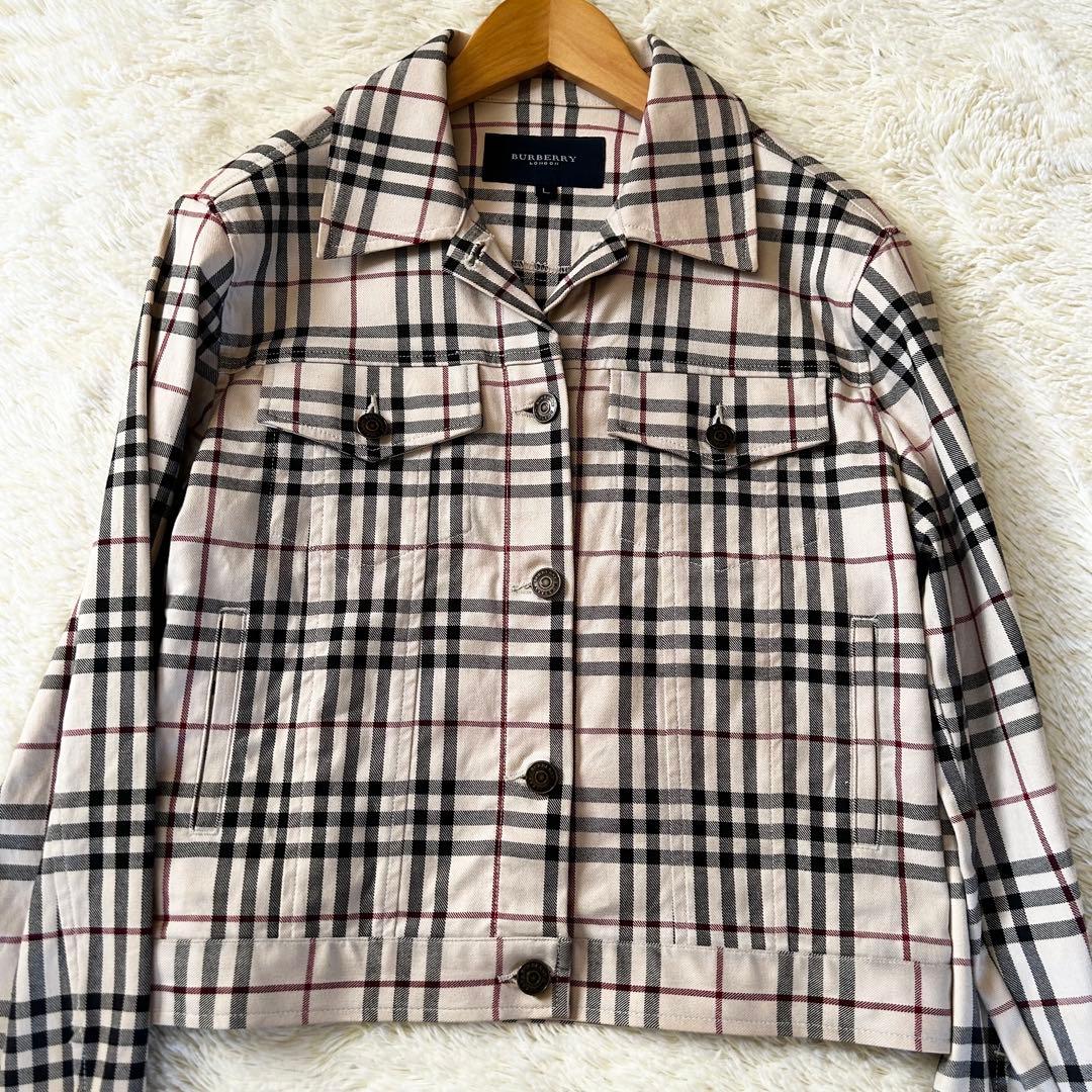 バーバリーロンドン ノバチェック ジャケット カバーオール ベージュ L