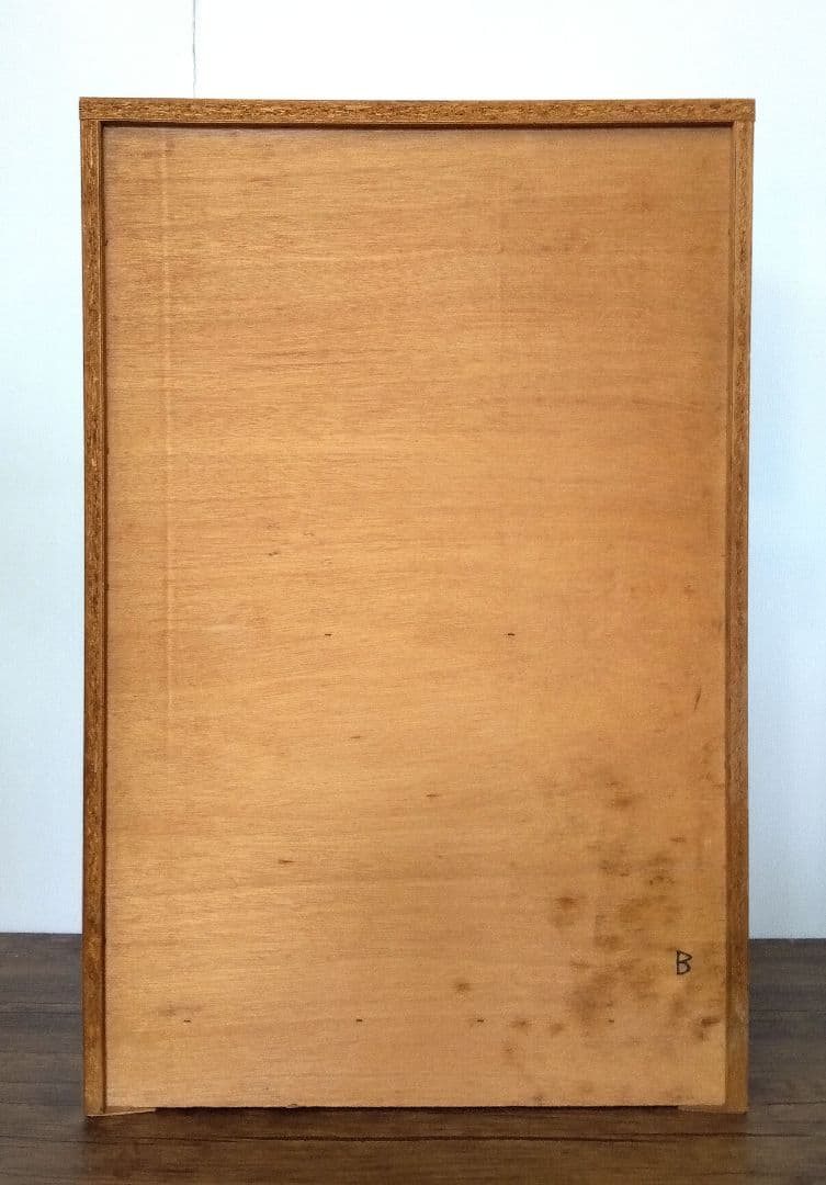 [き]昭和レトロ　女の子　犬　チェスト　大恵産業