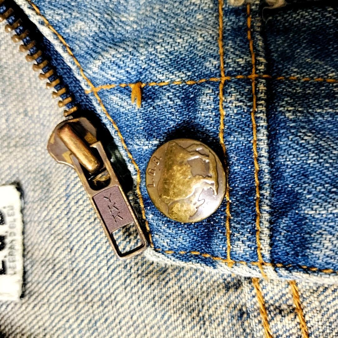 【 00s・y2k】ルグランブルー 破壊加工 デタッチャブル襟 Gジャン 1