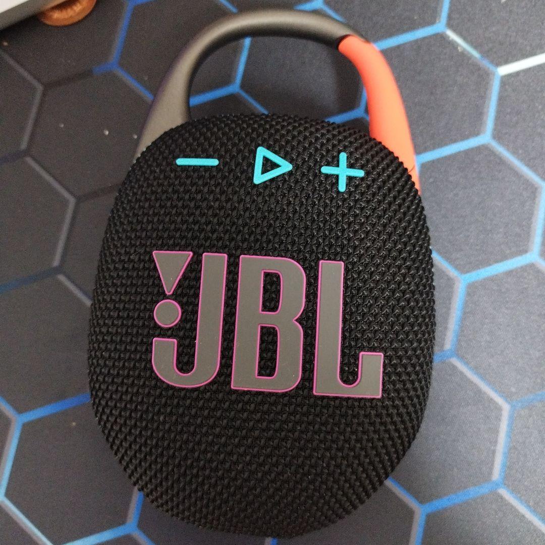 JBL ポータブルスピーカー ブラック/オレンジ