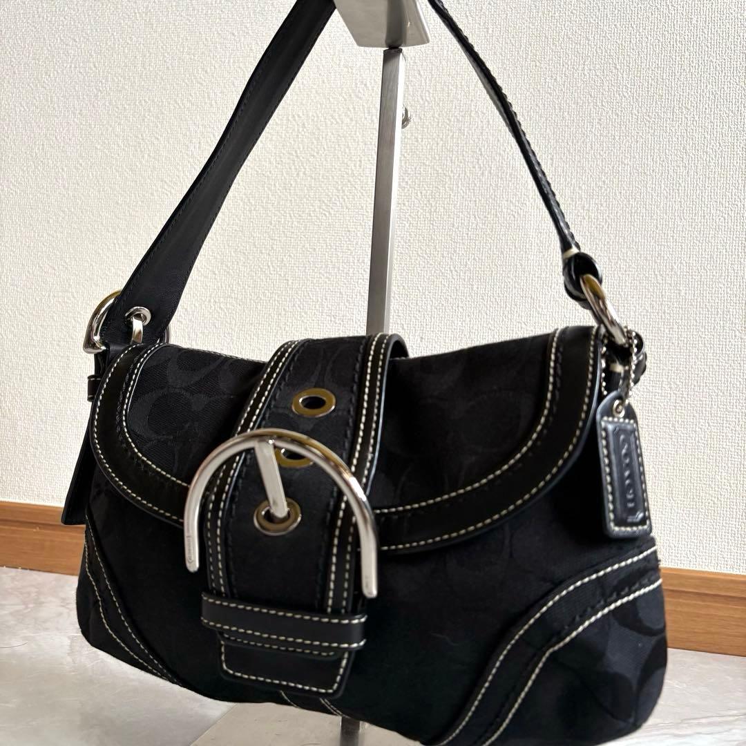 COACH コーチ　ソーホー ワンショルダーバッグ 10296 黒 極美品
