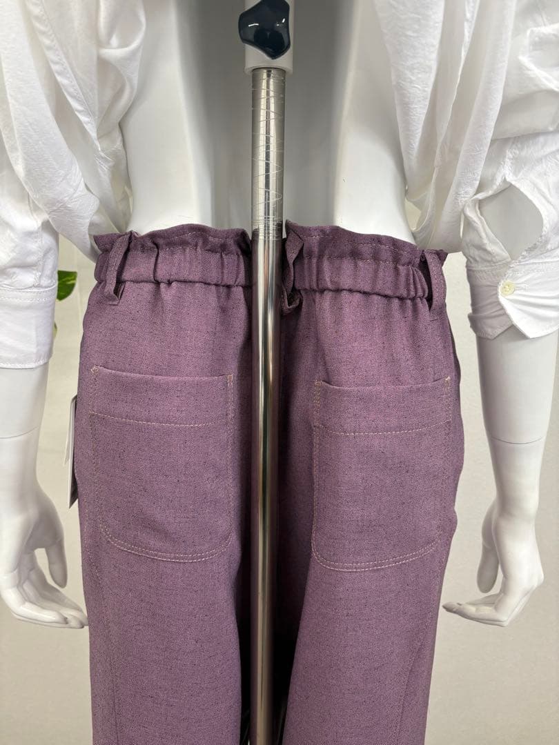 ☆CECICA☆新品未使用☆40size☆セミフレアガウチョパンツ☆ウエストゴム