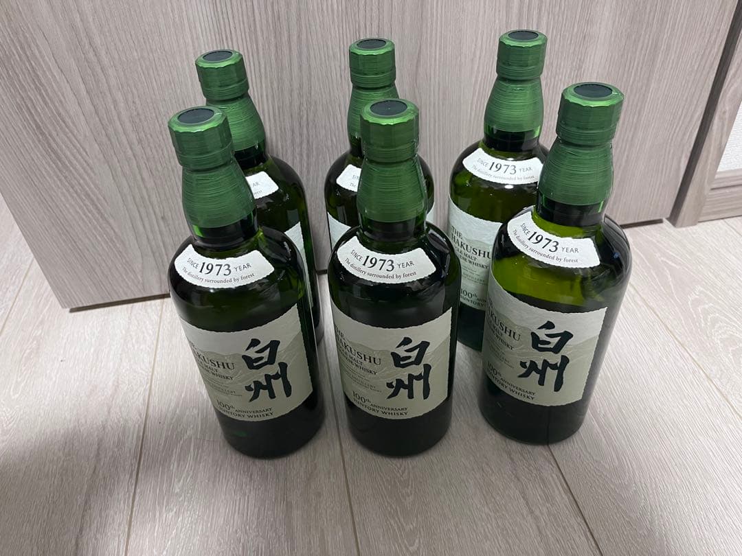 SUNTORY サントリー 白州 シングルモルトウイスキー 700ml 6本