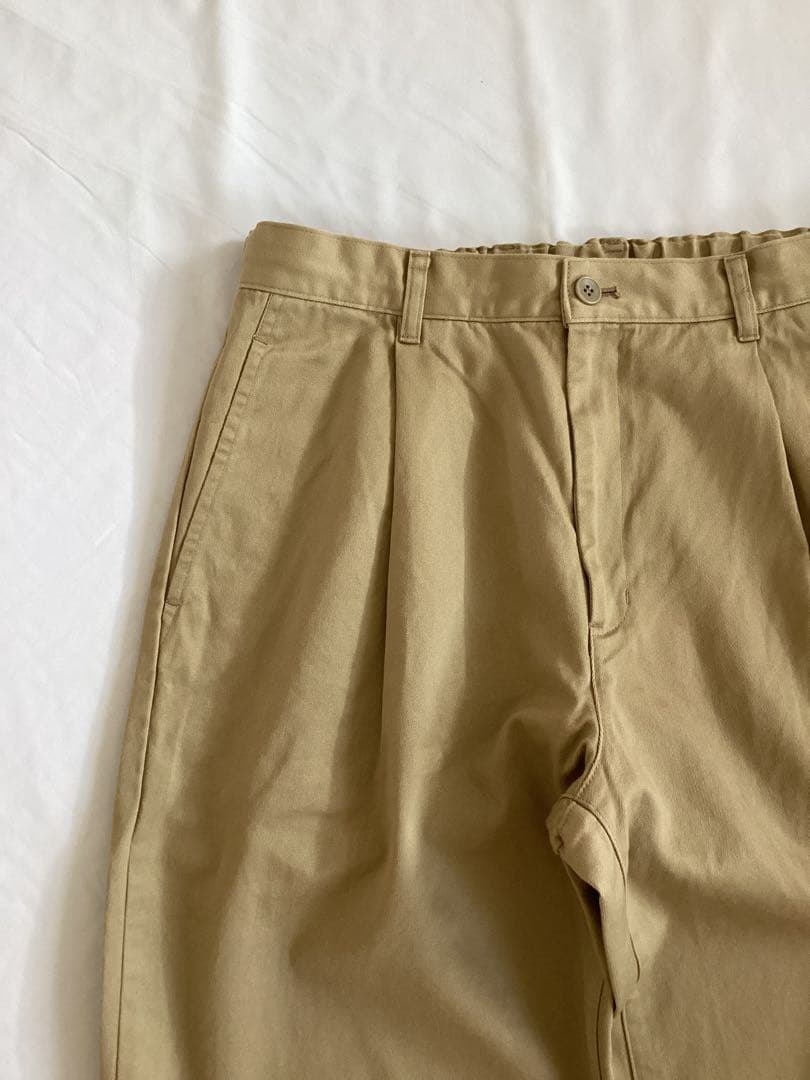 BLUE BLUE JAPAN ウェポン ワンタックパンツ　Lサイズ　新品未使用