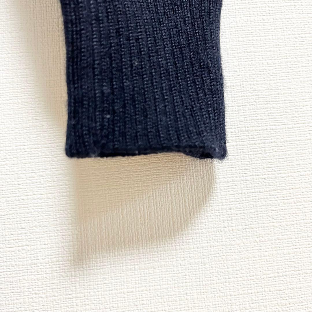 パーリーゲイツ ディズニー ニット 0 黒 ウール100% レディース