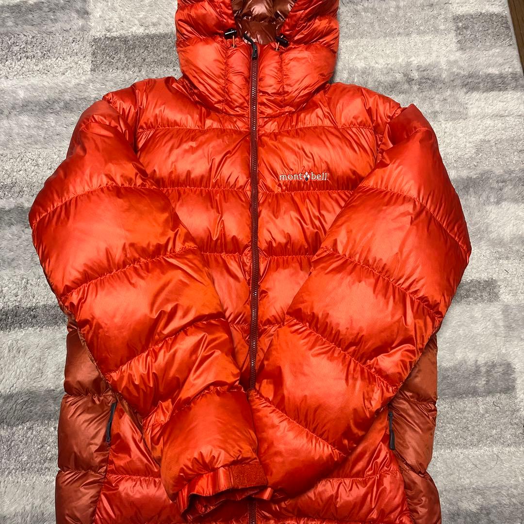 モンベル　アルパインダウンパーカ Lオレンジ　廃盤