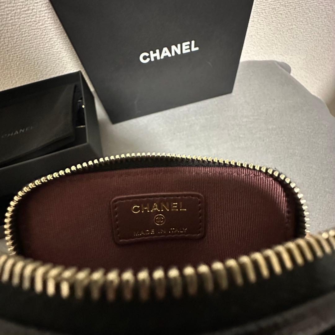 ほぼ未使用CHANEL キャビアスキン　マトラッセ　ケース