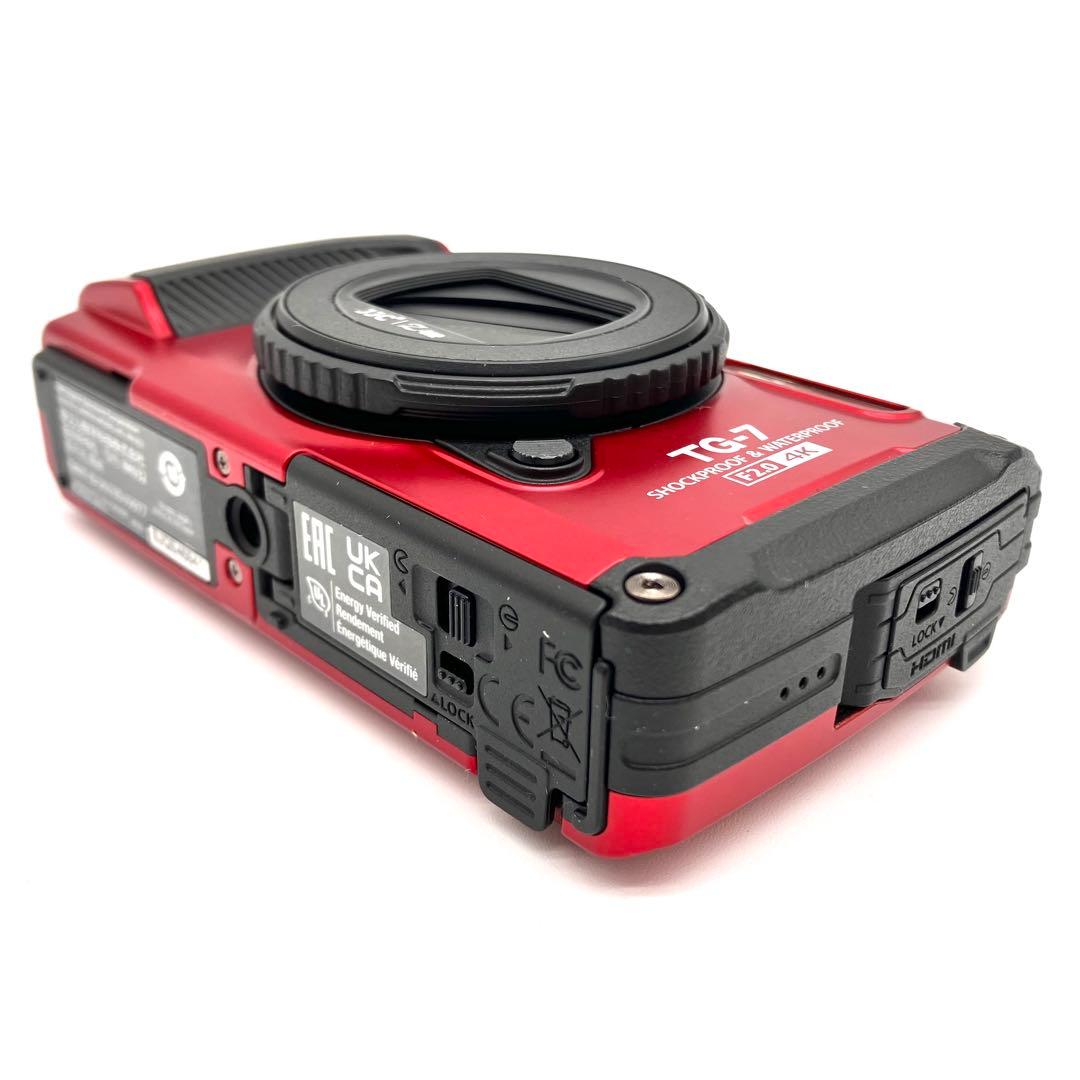 美品♪ OLYMPUS TG-7 レッド　4K 対応