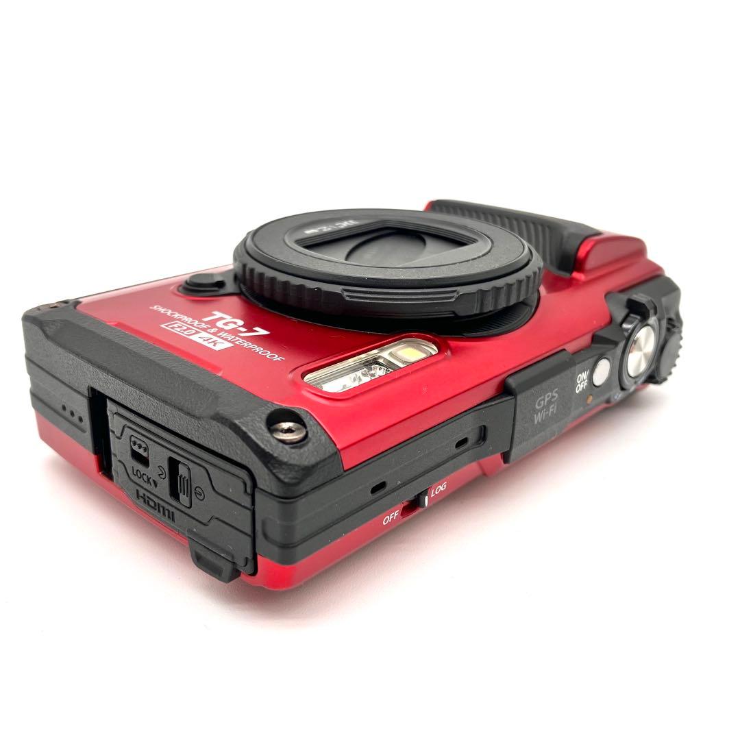 美品♪ OLYMPUS TG-7 レッド　4K 対応