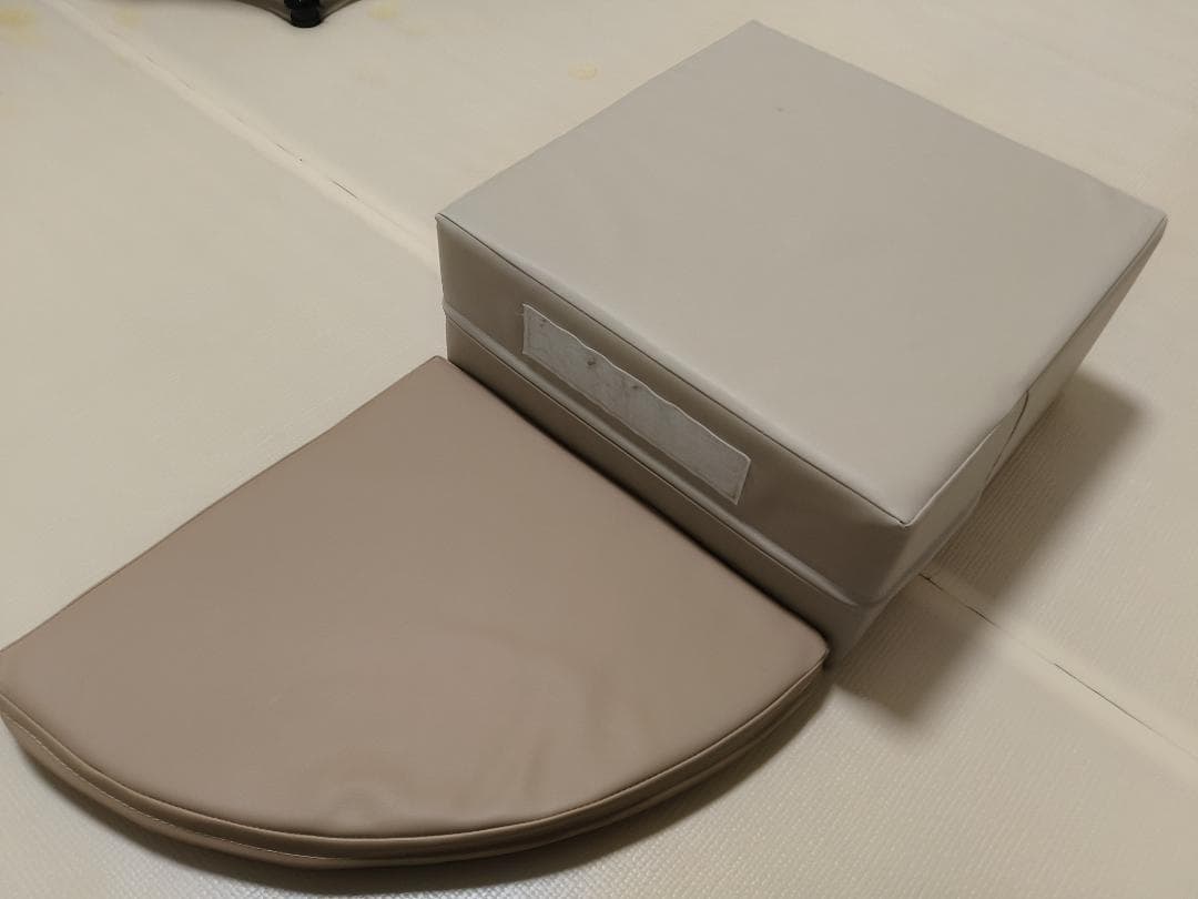 ソフトブロック アスレチック ブロック クッション ベージュ × ブラウン