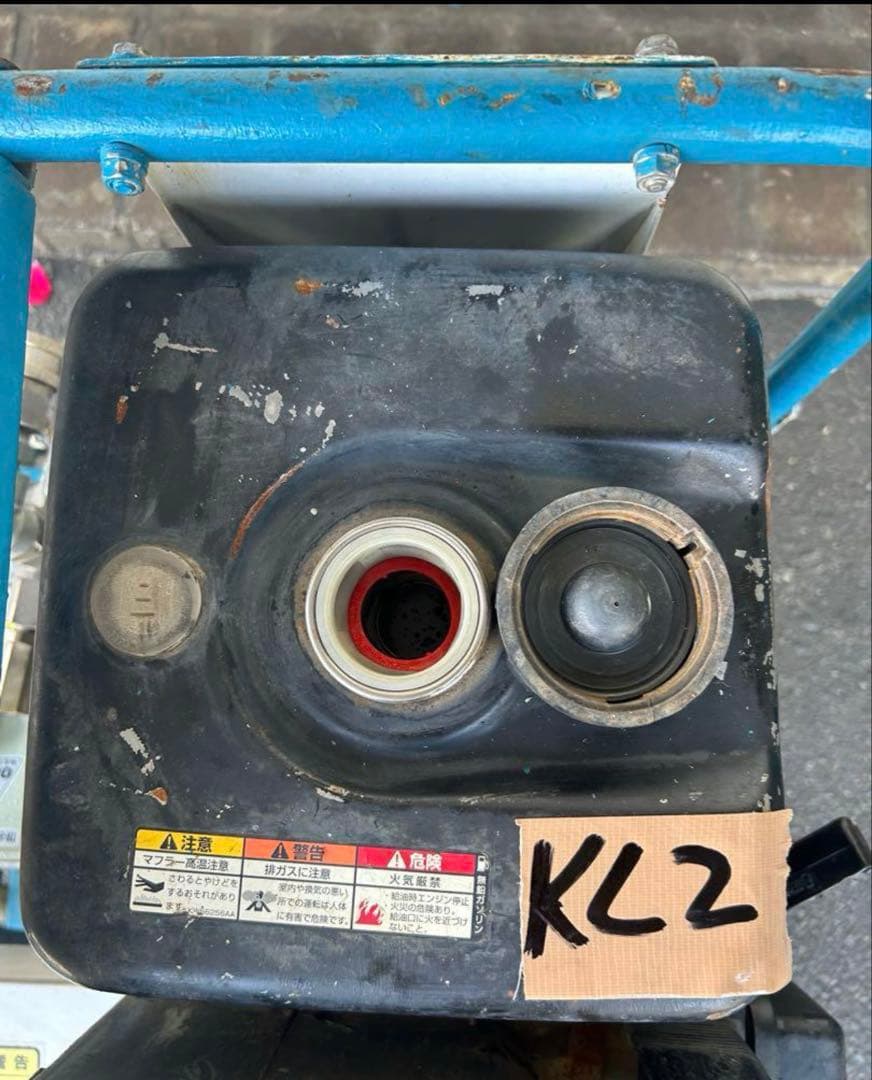 KL2★強い★ツルミ鶴見製作所エンジン式高圧洗浄機　多水量型　HPJ-680ES