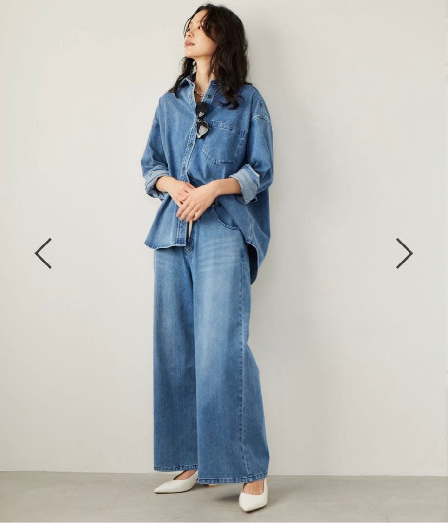 BARNYARDSTORMカットデニムシャツジャケットインディゴ