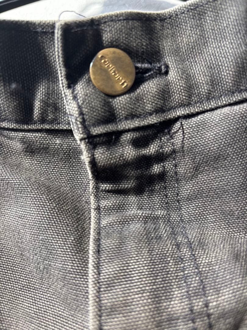 Carhartt ダブルニー　ブラック　デニム