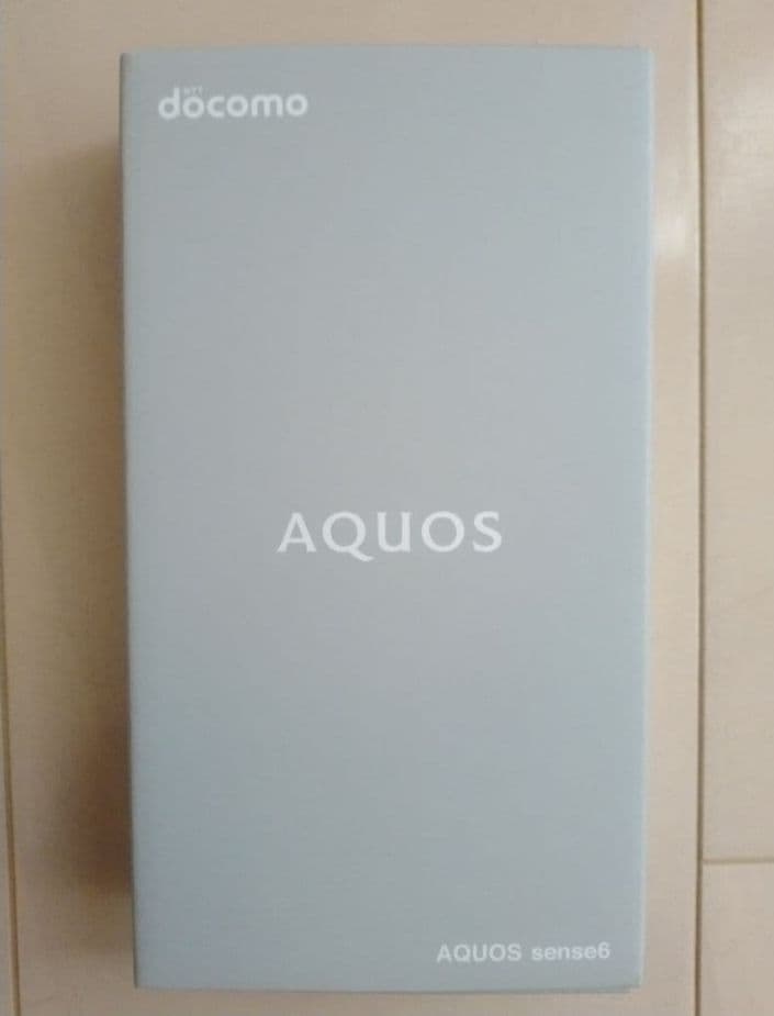 AQUOS sense6 SH-54B ブラック　ドコモ