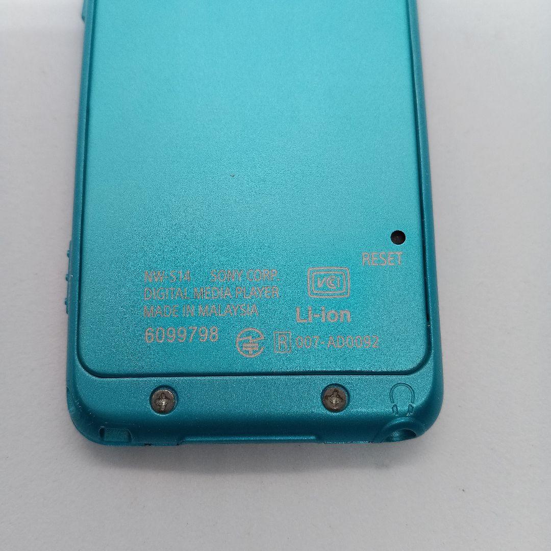 新品SONY NW-S14 デジタルメディアプレーヤー 8GB 青バッテリー新品