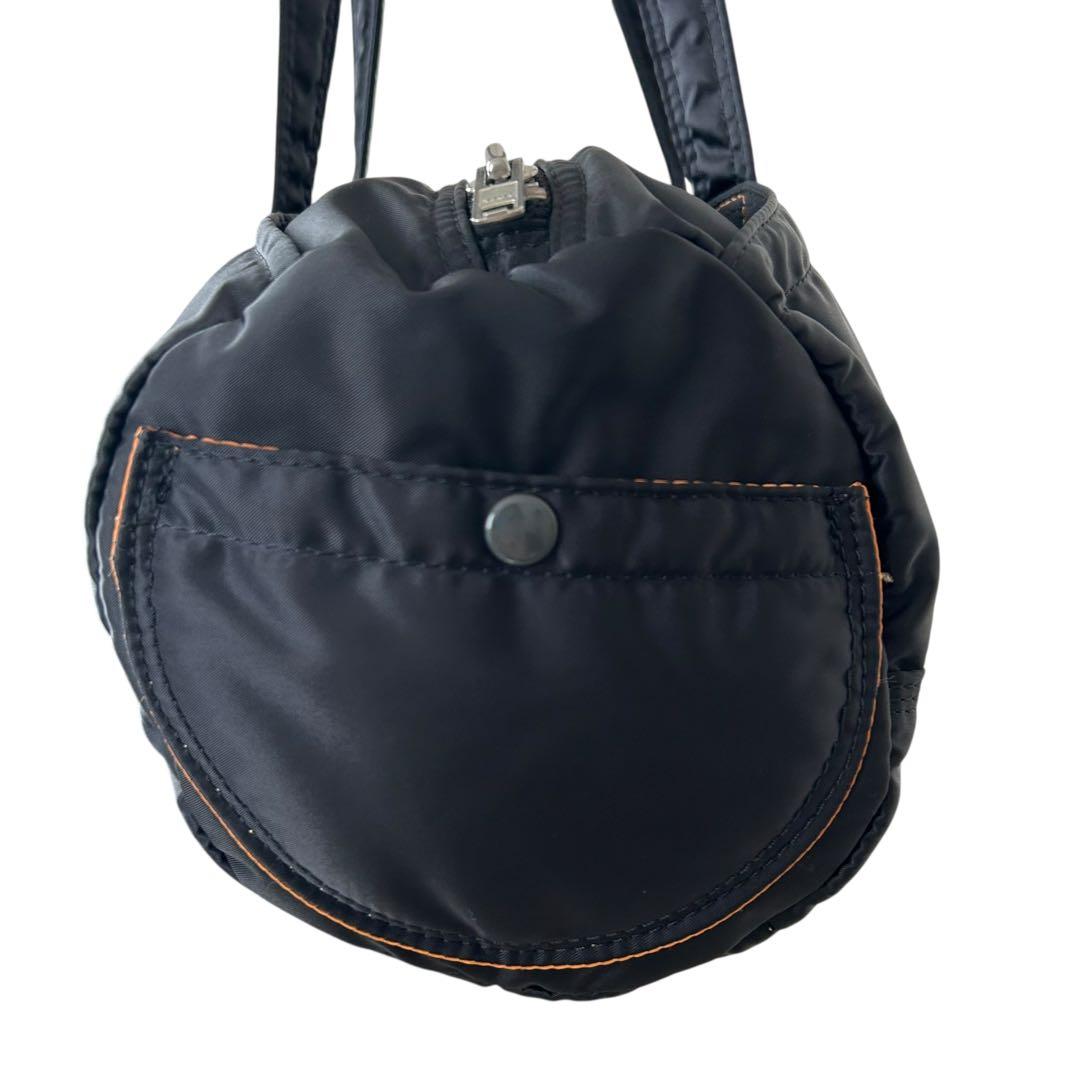 ✨未使用級✨ PORTER TANKER ミニボストン ドラムバッグ 黒 L