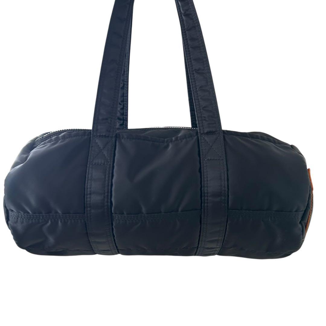 ✨未使用級✨ PORTER TANKER ミニボストン ドラムバッグ 黒 L