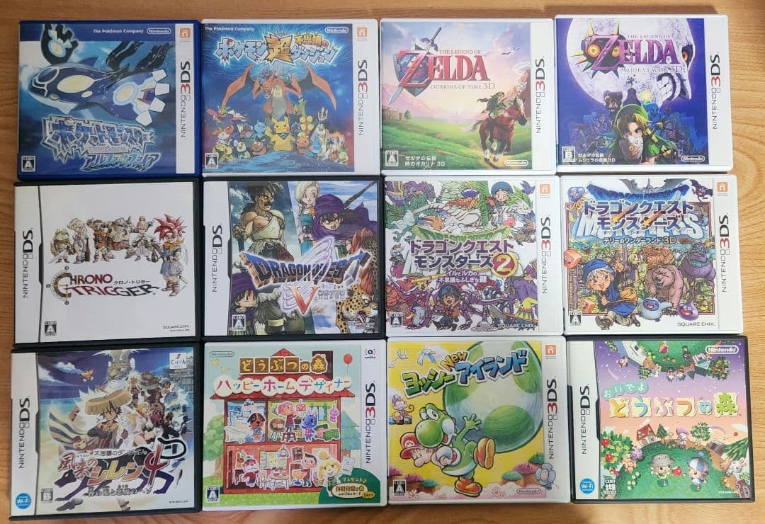 クロノトリガー　ドラゴンクエスト　ポケモン　ゼルダ等