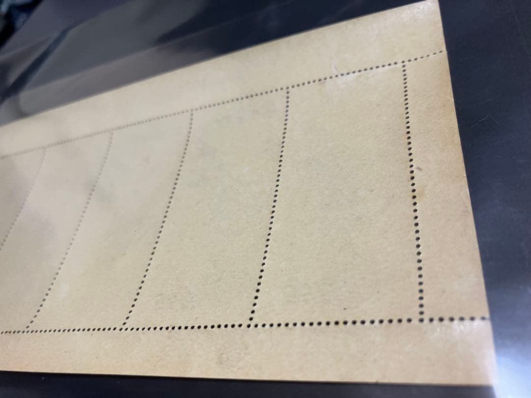 郵便週間記念 「月に雁」 5面シート