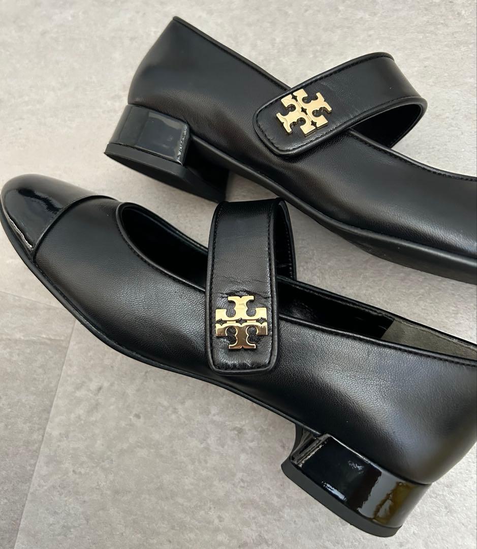 《PEN》トリーバーチ メリージェーン ストラップシューズ 黒 23cm