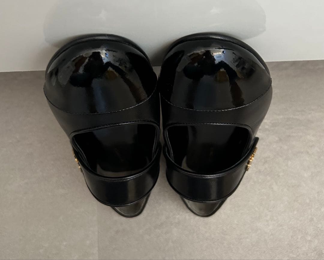 《PEN》トリーバーチ メリージェーン ストラップシューズ 黒 23cm