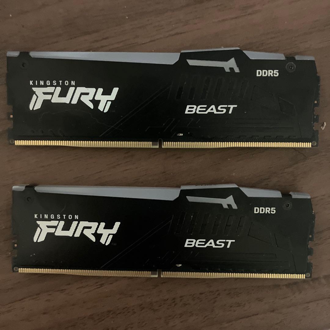 Kingston FURY BEAST DDR5 メモリー 2枚セット