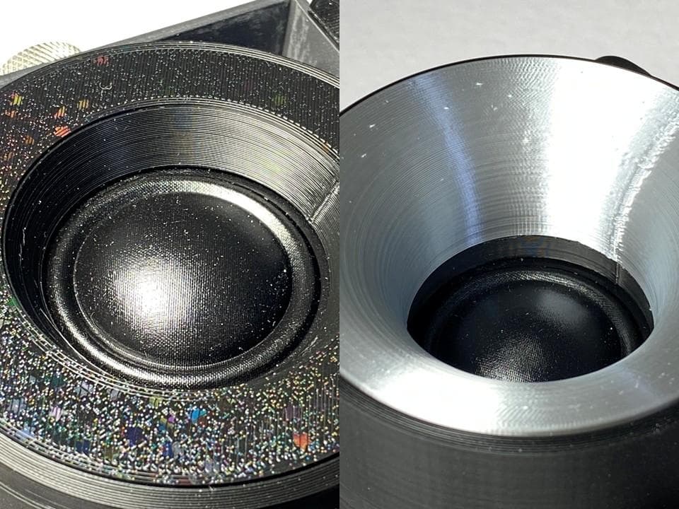 アドオン■高能率97dBホーンツイーター2個セット■ブラック/シルバーGHK03