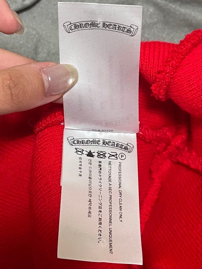 CHROME HEARTS ニット帽 レッド