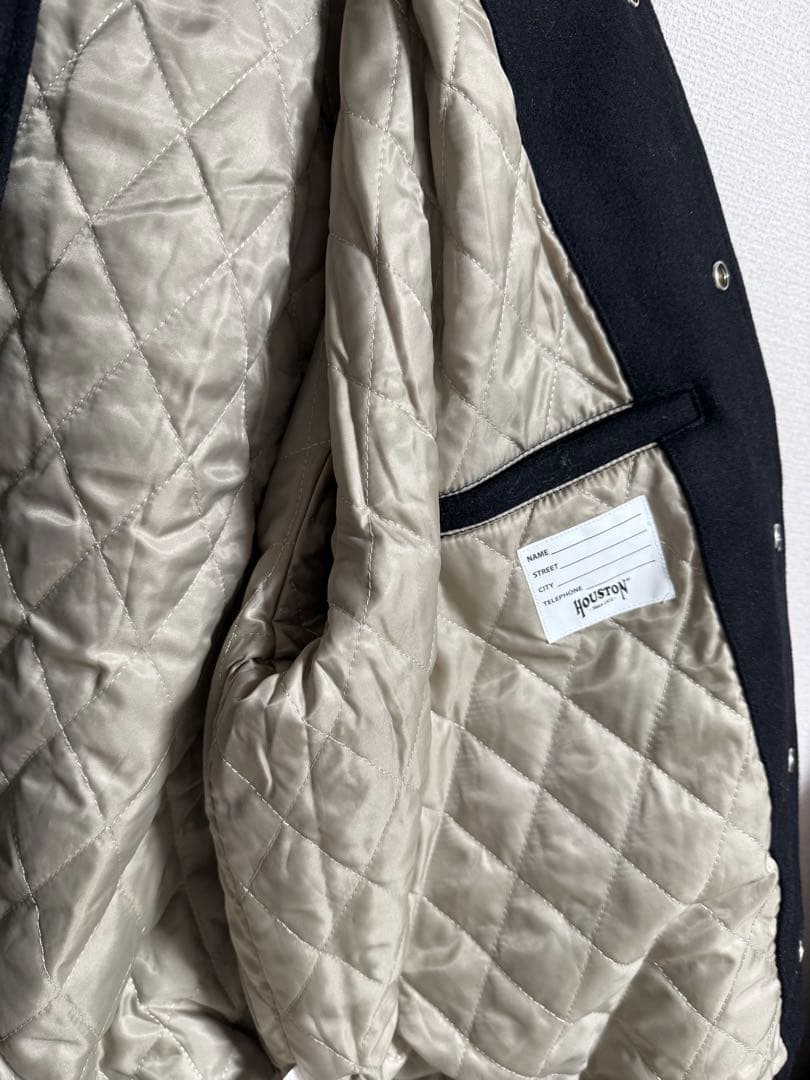 HOUSTON スタジャン メルトン アワードジャケット XXL