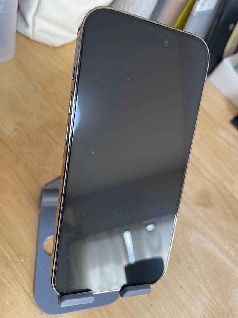 【美品】Apple iPhone 14 Pro 256G ゴールド