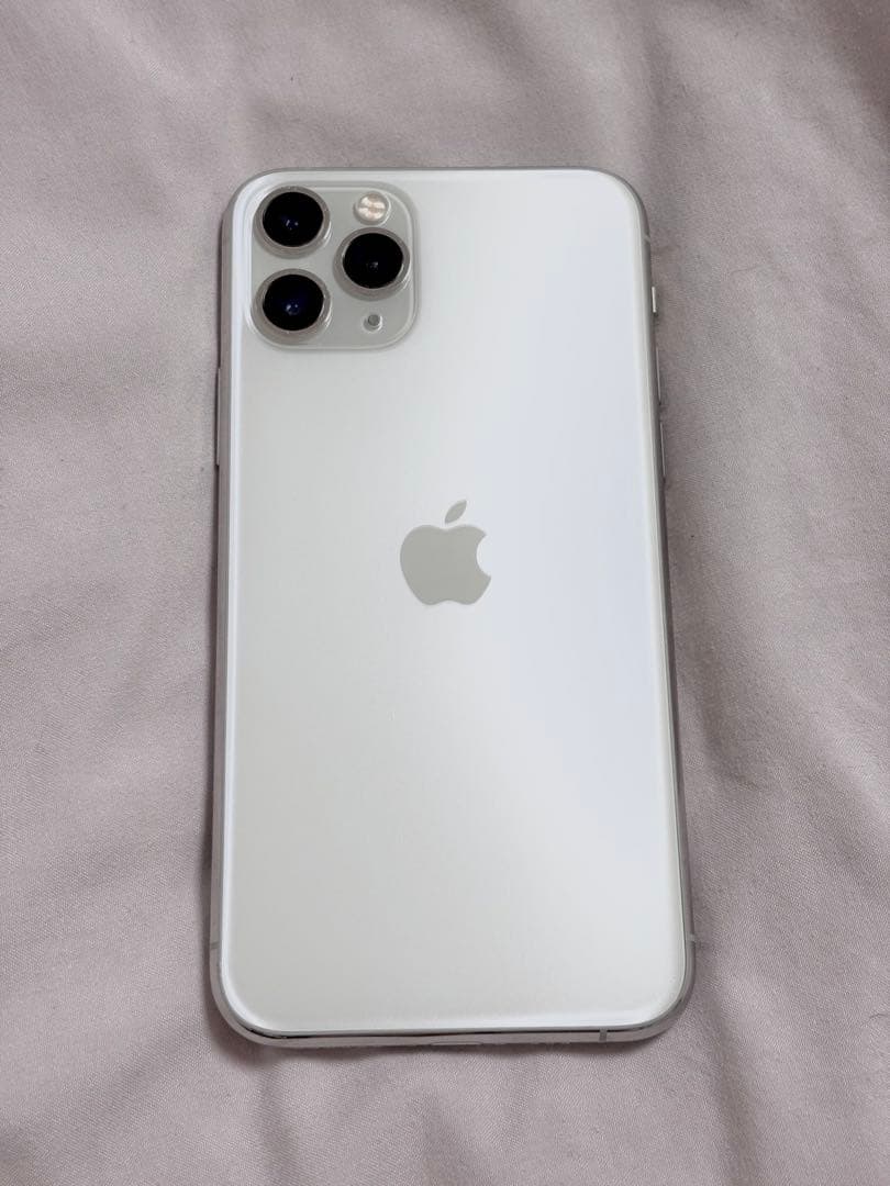 【画面割れなし】箱付Apple iPhone 11 Pro シルバー 256GB