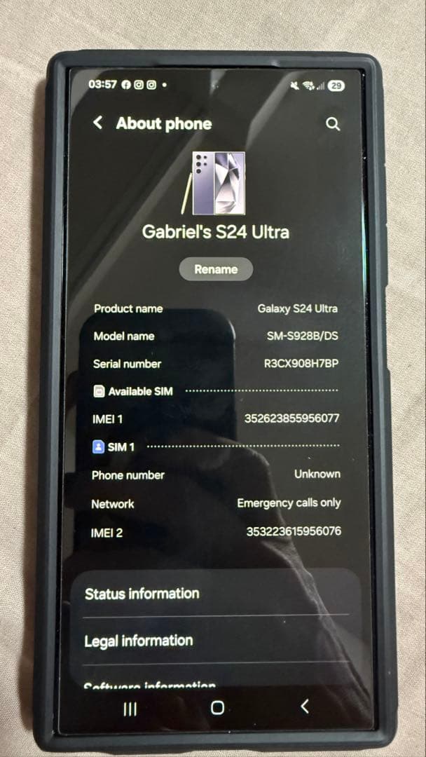 Samsung Galaxy S24 Ultra 極美品 本体＋Sペン ケース付