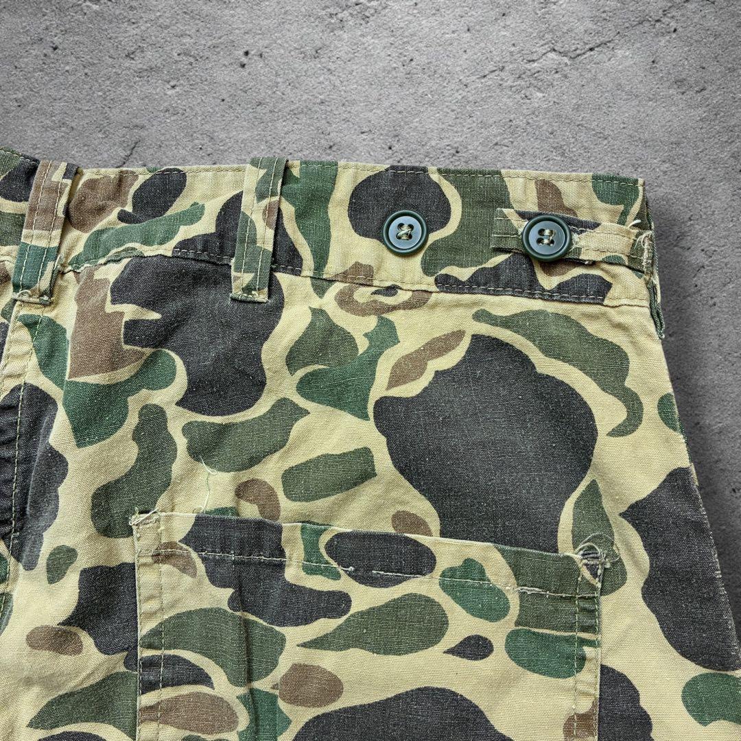 50s60sダックハンターカモW33ベイカーパンツ YKK 片爪ハンティング