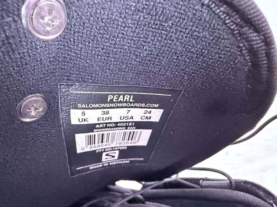 新品 SALOMON PEARLスノーボードブーツ 24cm 19-20年モデル