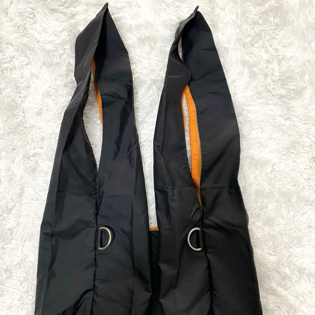 【美品】 PORTER ポーター グロサリーバッグ 黒 現行 完売品 折り畳み