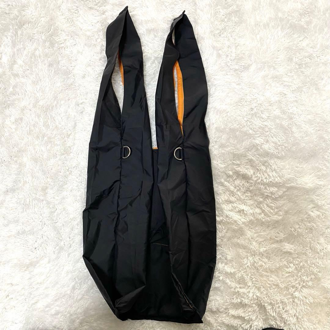 【美品】 PORTER ポーター グロサリーバッグ 黒 現行 完売品 折り畳み