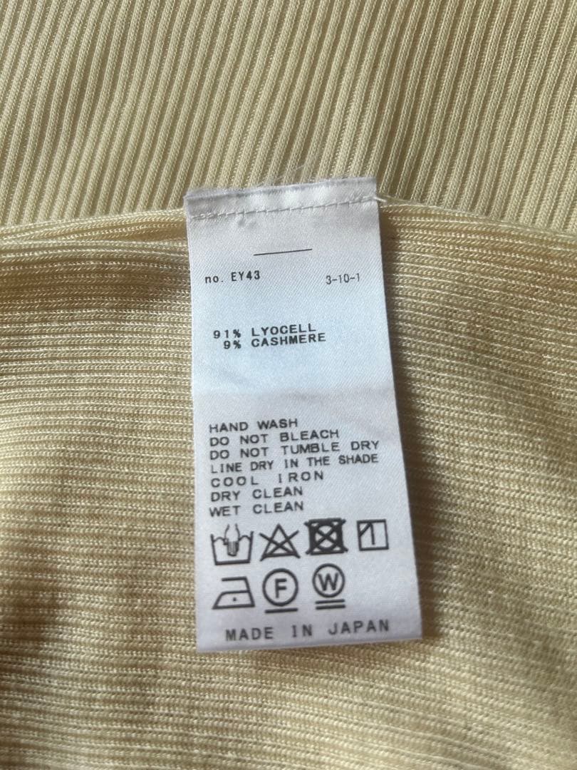 極美品✨DEUXIEME CLASSE テレコ ロングスリーブ プルオーバー長袖