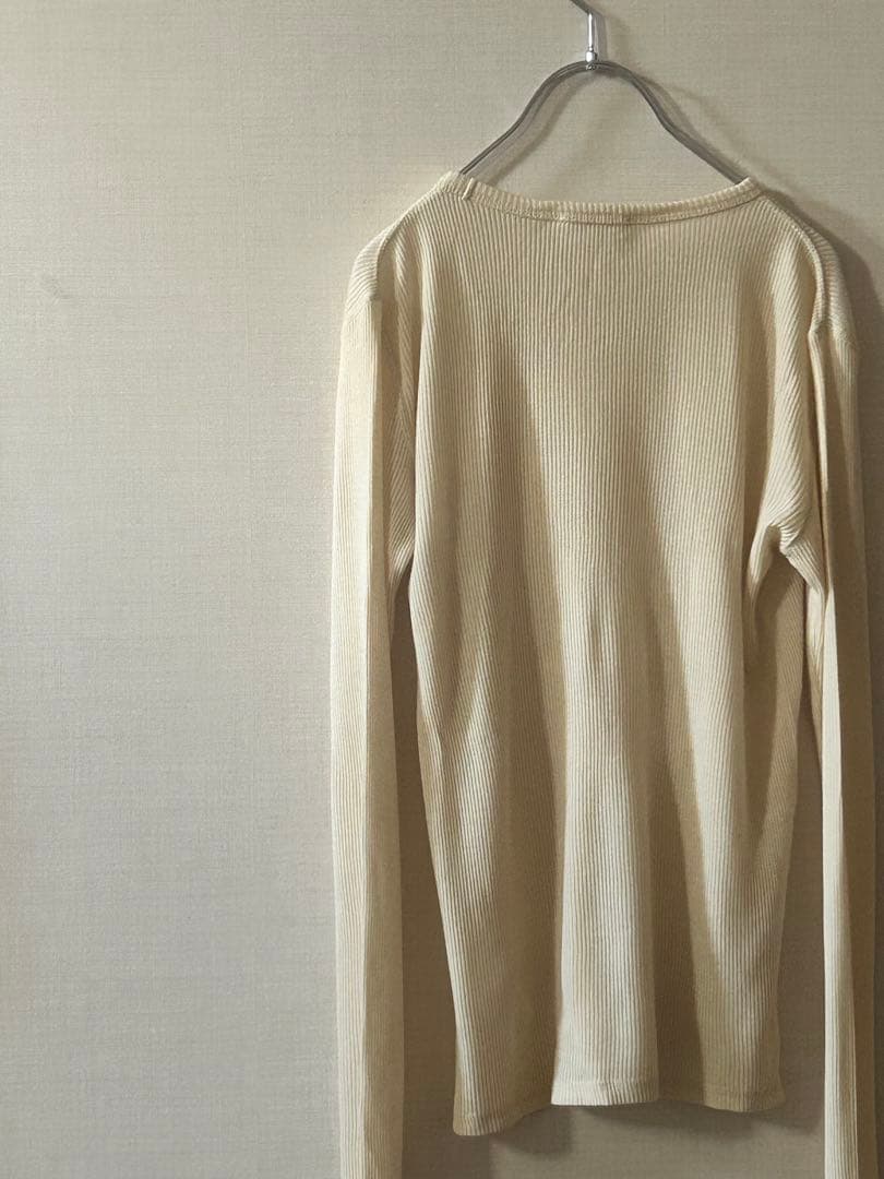 極美品✨DEUXIEME CLASSE テレコ ロングスリーブ プルオーバー長袖