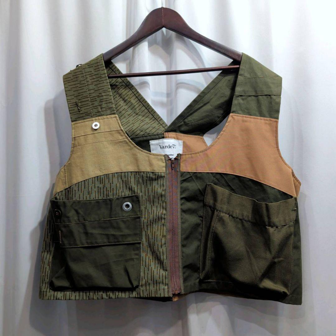 美品 Varde77 バルデ77 再構築 ミリタリー ミックスベスト XL相当
