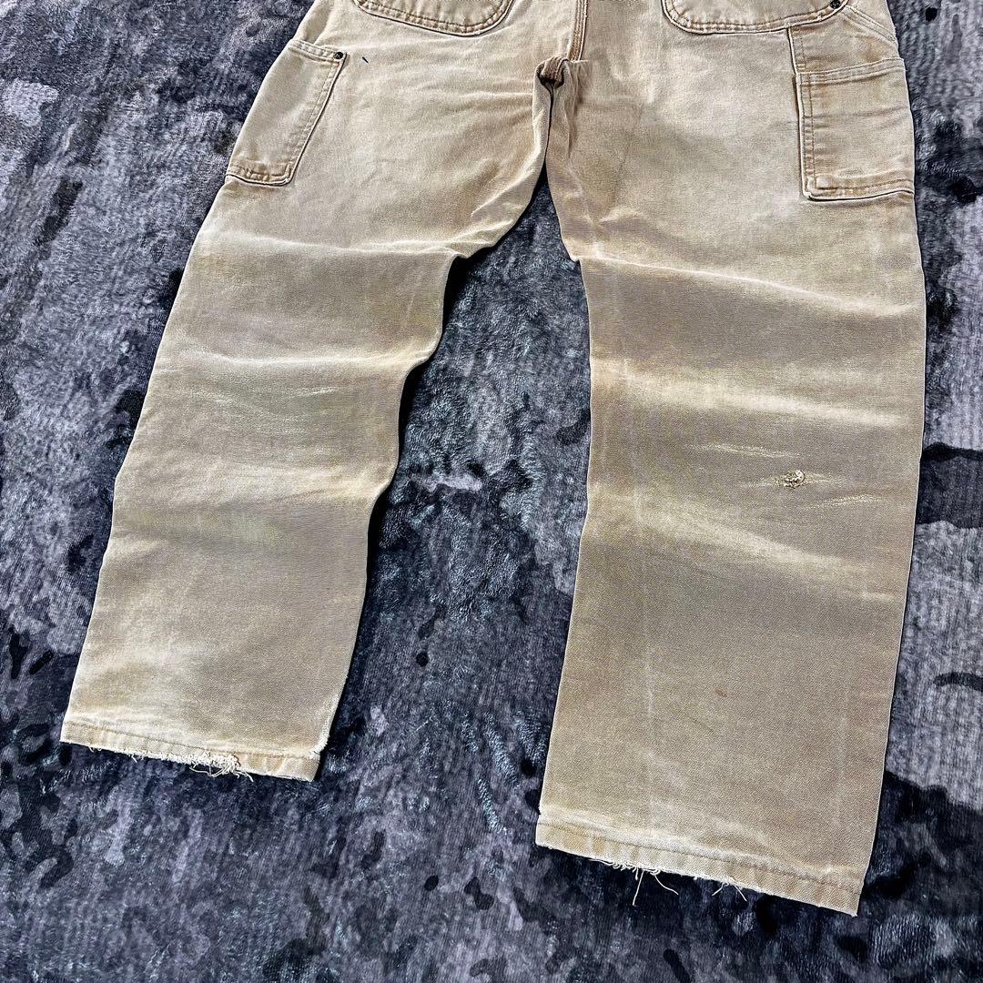 コメ欄セール！USA製 スペシャル 良フェード ダック地 ゆるだぼ 一点物